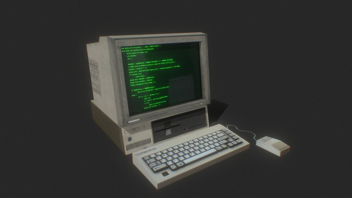 Old Computer (Outdated, see description) 3D Model