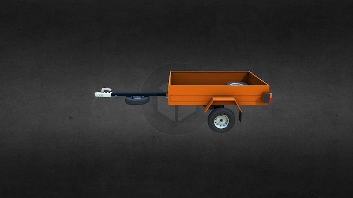 Прицеп Пчелка 3D Model