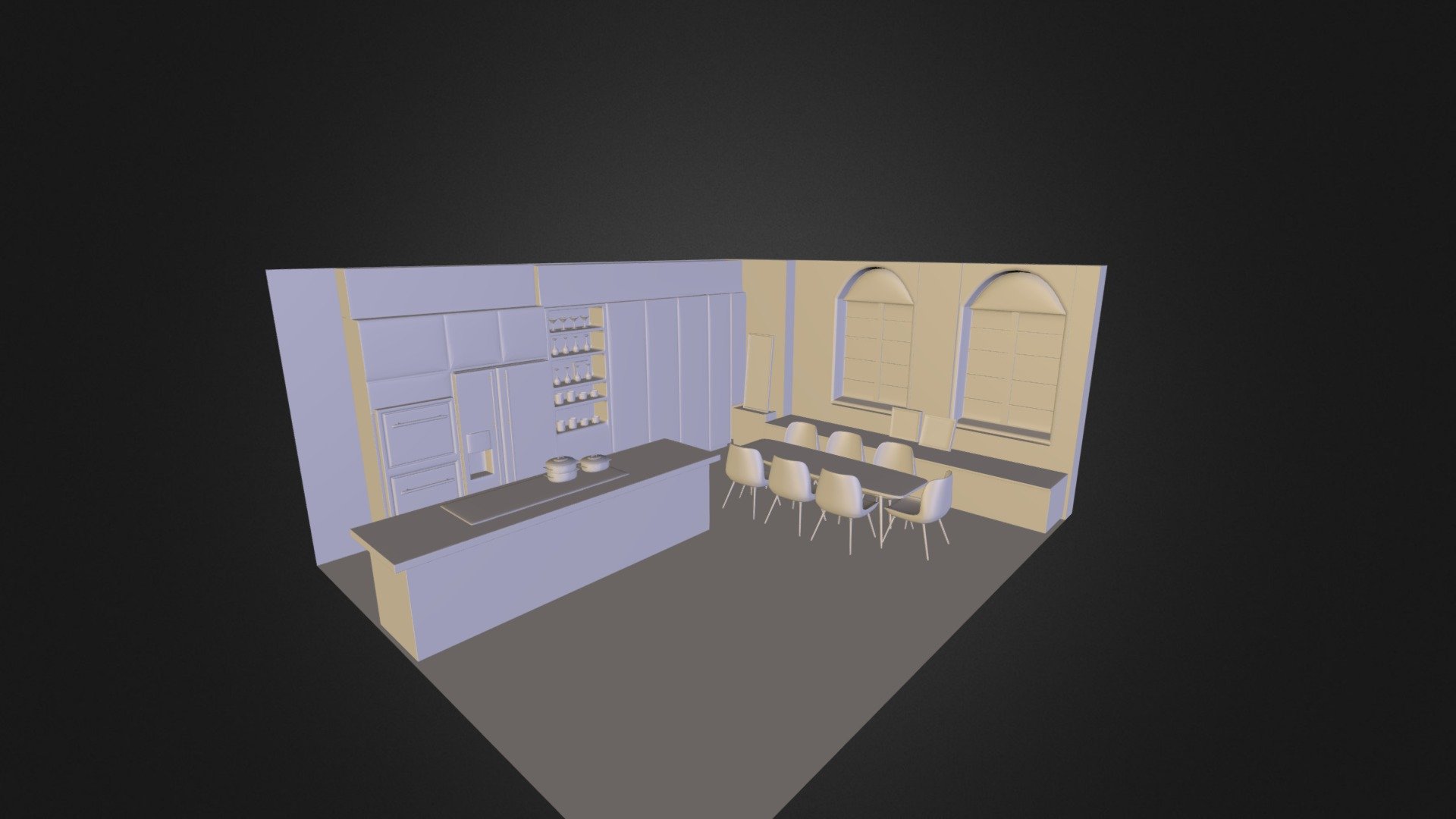 Second Practice -- Room - 3D model by RATIFOLIO (@WulongchaFern ...