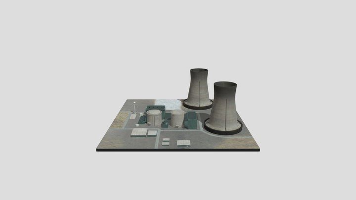 Nuclear_Power_Plant 3D Model