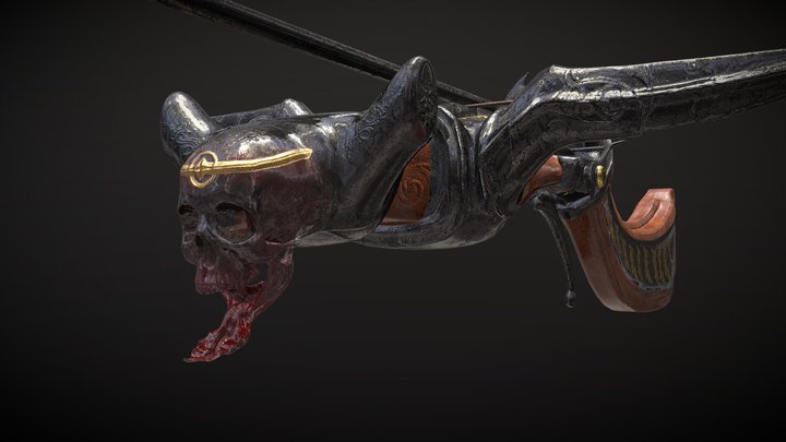 One Hand Crossbow 3D Model