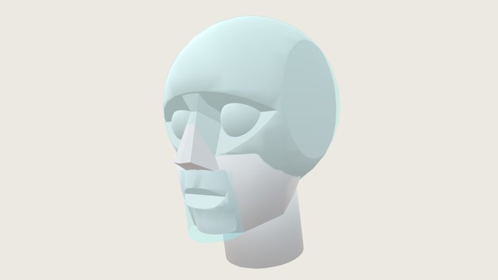 Portrait_construction_booleans-export 3D Model