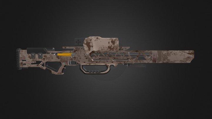 Longbow Anti-Materiel Rifle 3D Model