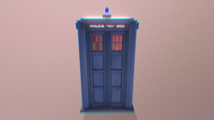 4th doctor tardis from shada 3D Model
