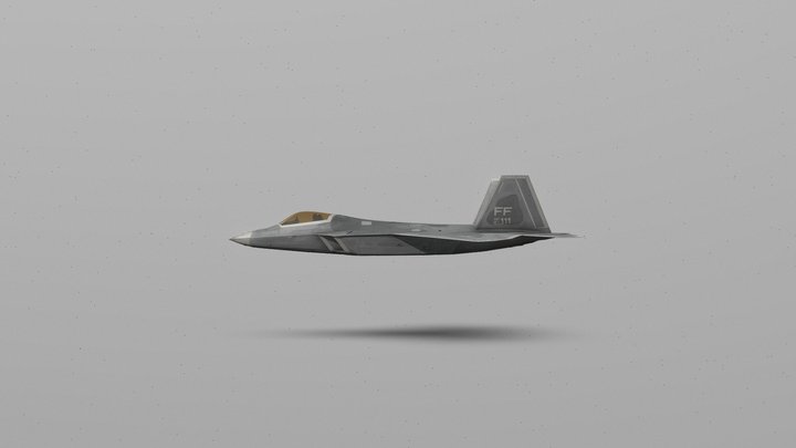 F-22 Raptor 3D Model