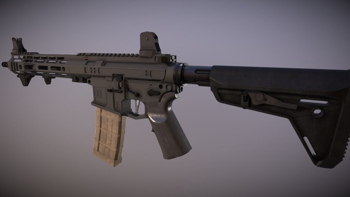 AR SLR 3D Model