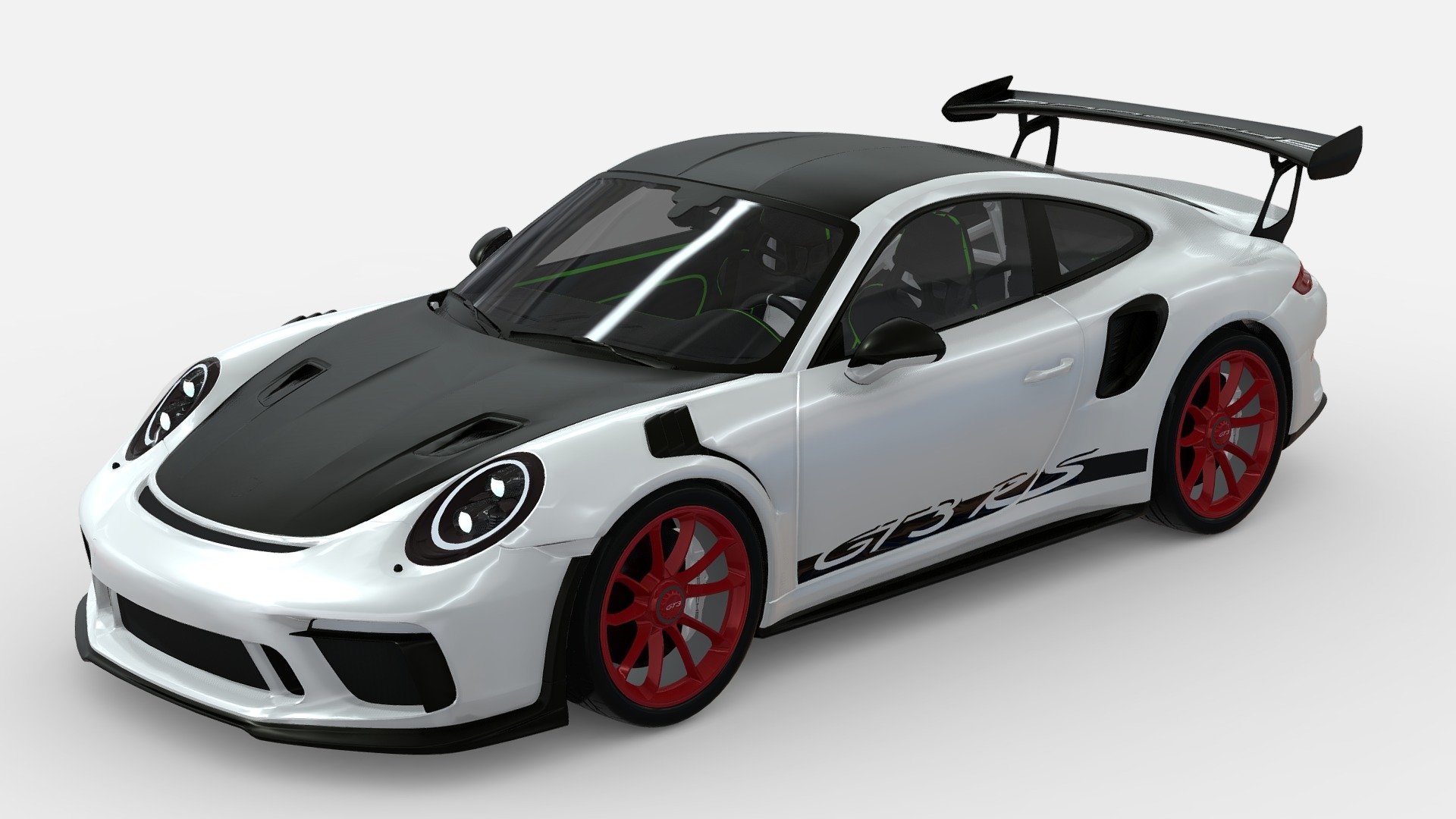 3d model Supercar porsche GT3 RS - Buy Royalty Free 3D model by zizian ...