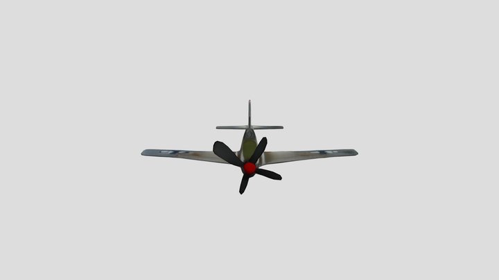 P-51 Mustang - WWII North American Fighter – Free 3D Model STL