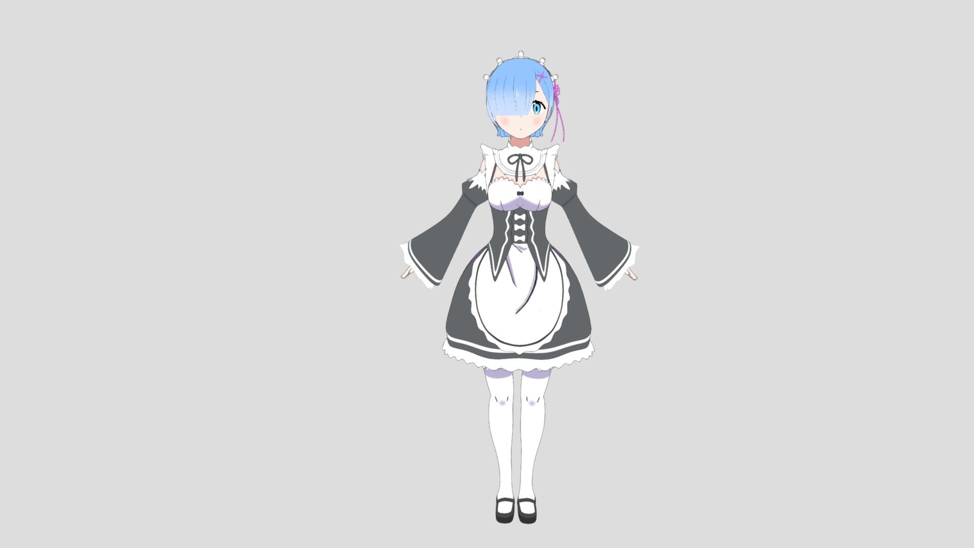 Rem from rezero! - 3D model by SKaza (@SKaza) [bf6cb67]