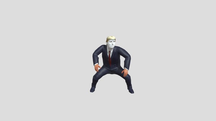 Donald trump x hitler x joe biden x your mom 3D Model