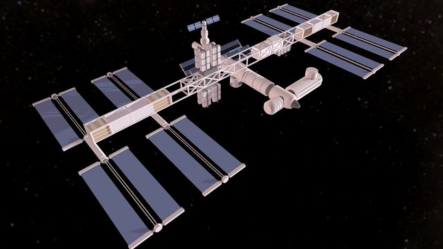 Space Station 3D Model