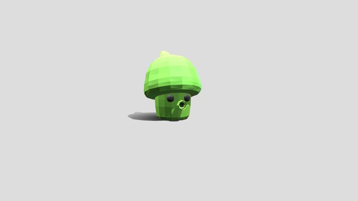 Fusion Pea Mushroom 3D Model