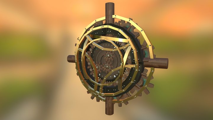 Another Vault Door 3D Model