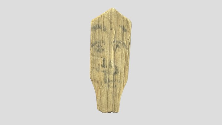人形1（井原法ゲン経遺跡・平安時代） 3D Model