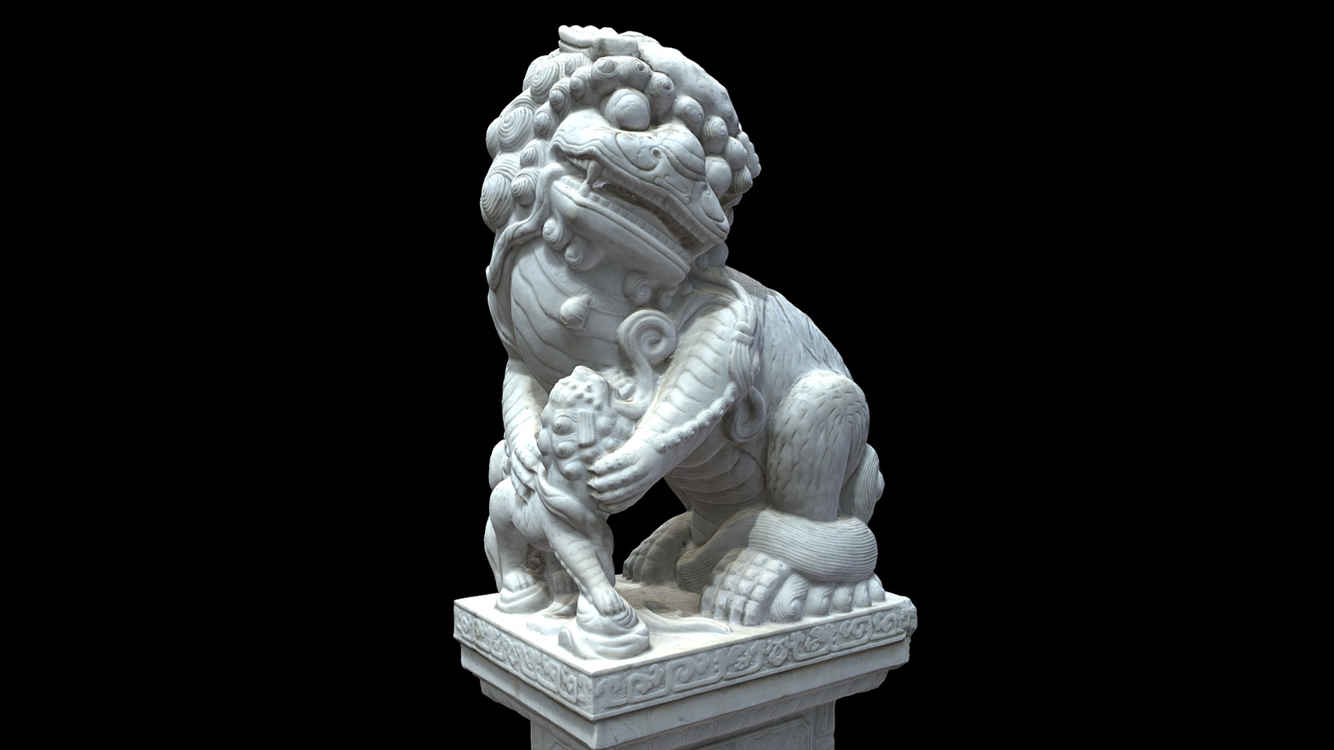 3D model 2019-10 – Hangzhou 20 - This is a 3D model of the 2019-10 - Hangzhou 20. The 3D model is about a statue of an elephant.