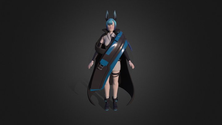 Bunny Girl 3D Model