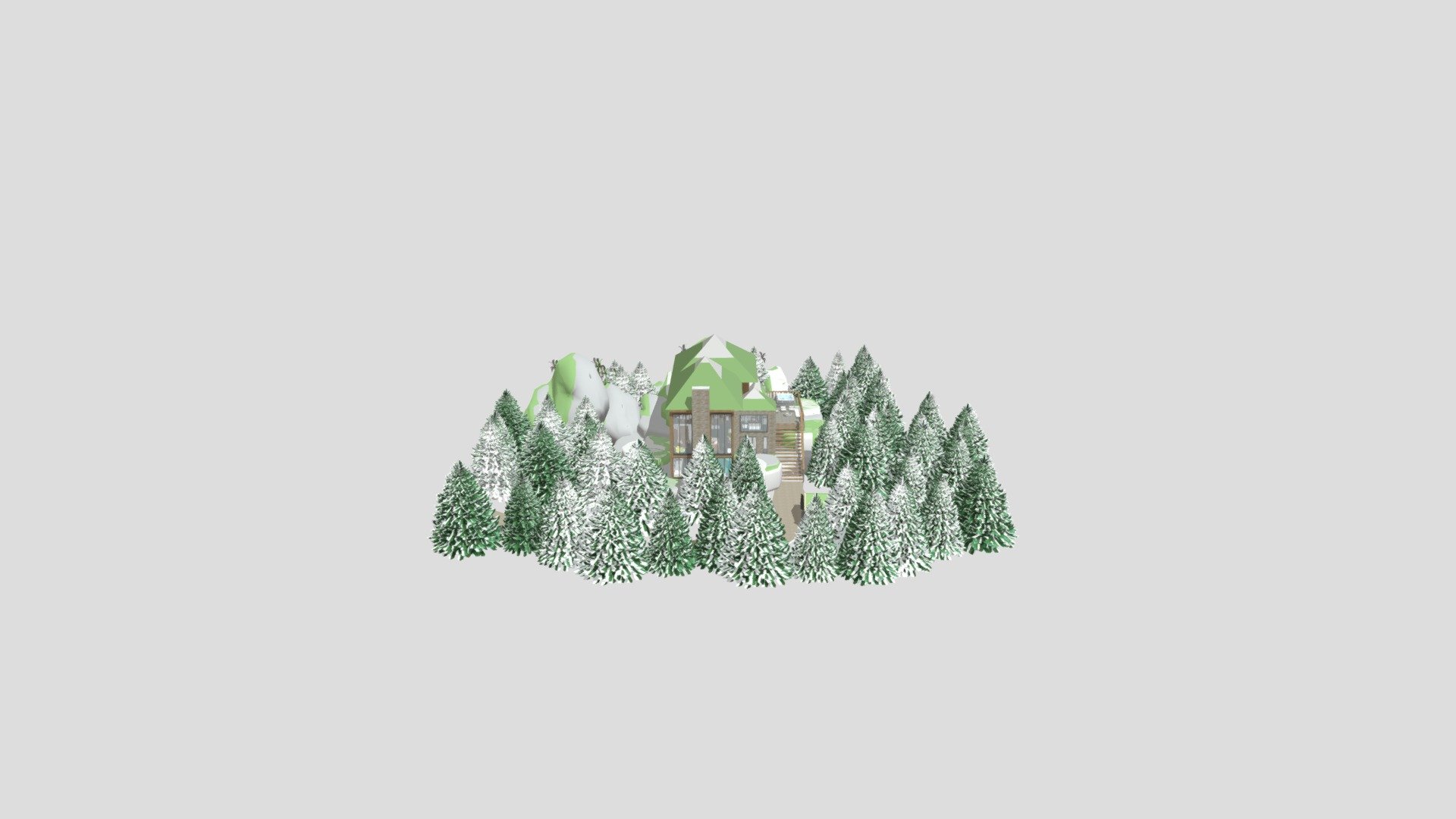 winter chalet