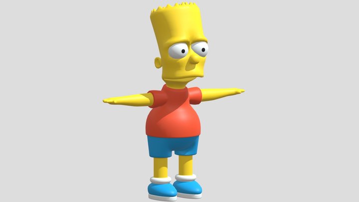 Bart Simpson 3D Model
