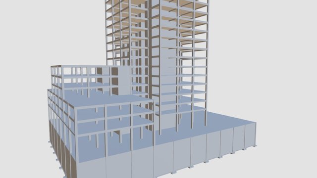 SEAGRAM NY STRUCTURE 3D Model