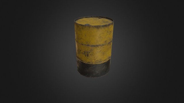 Barrel 200L 3D Model