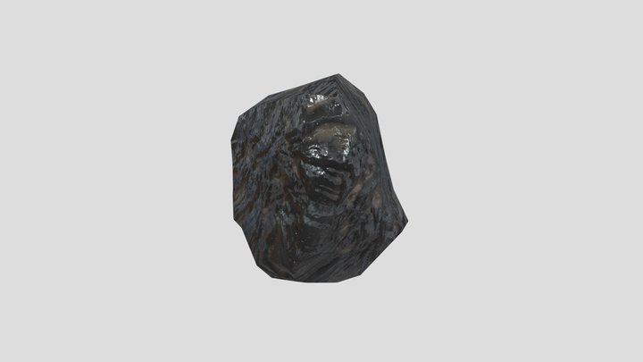 Graphite Rock 3D Model