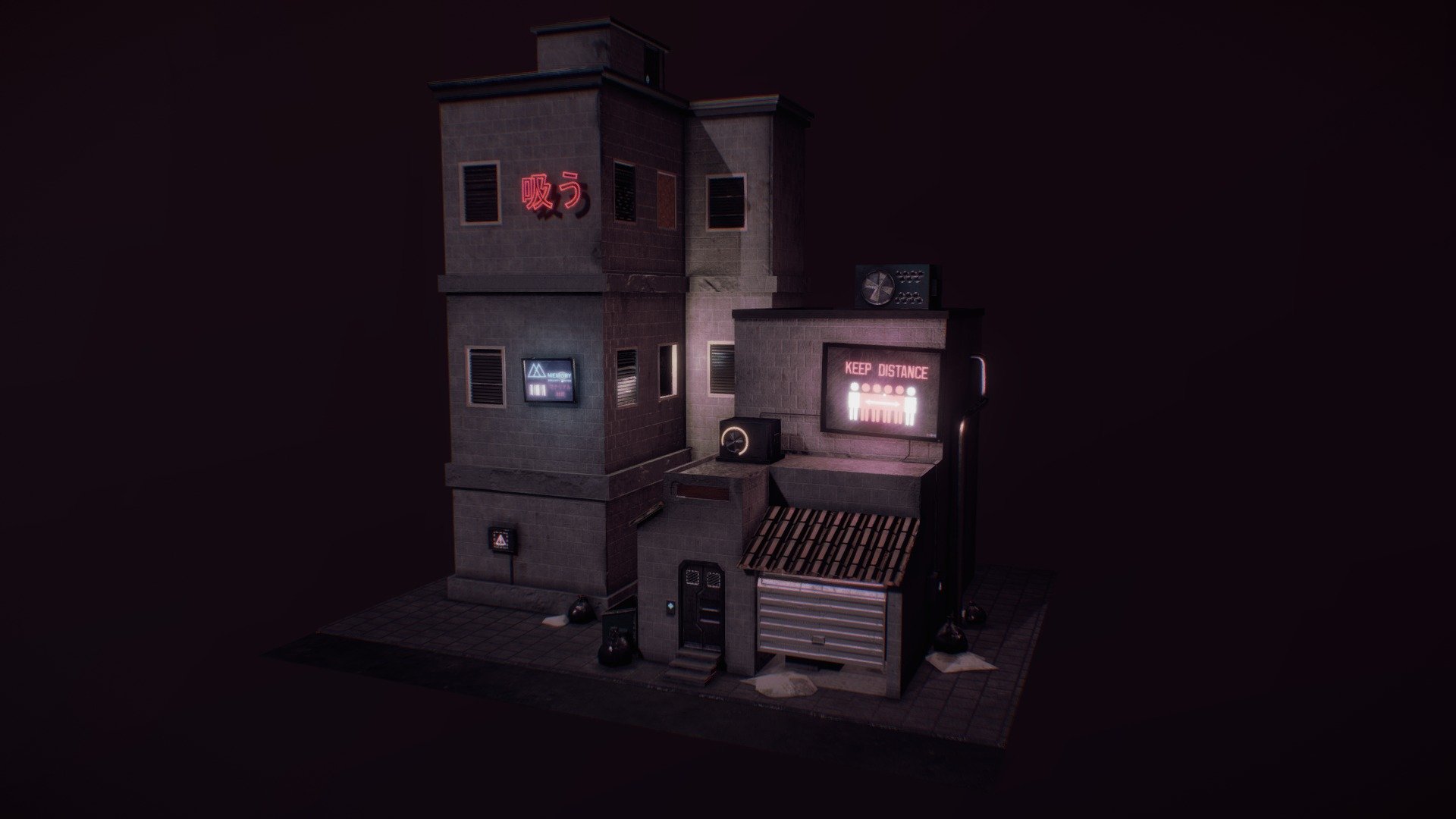 Cyberpunk Building 3D Model By Meinevis Bf74dc5 Sketchfab   0b0198f870554cb787f4a24af71d3a83 