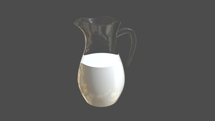 Milk carafe 3D Model