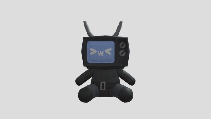 Tv Woman Plushi 3D Model