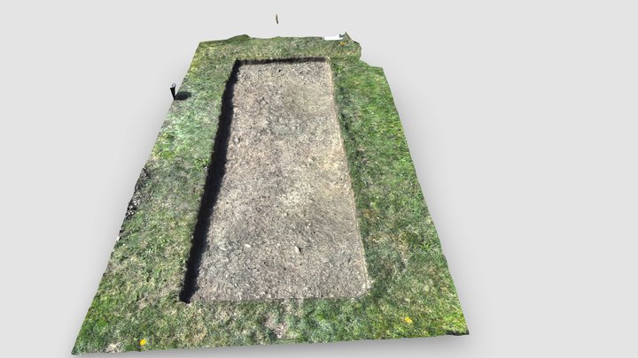 Stourhead Walled Garden Project Trench 2 3D Model
