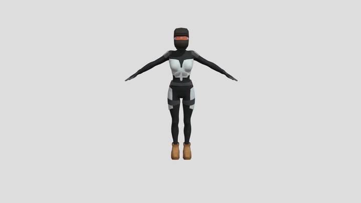 CC0 - Free Rigged Character 3D Model
