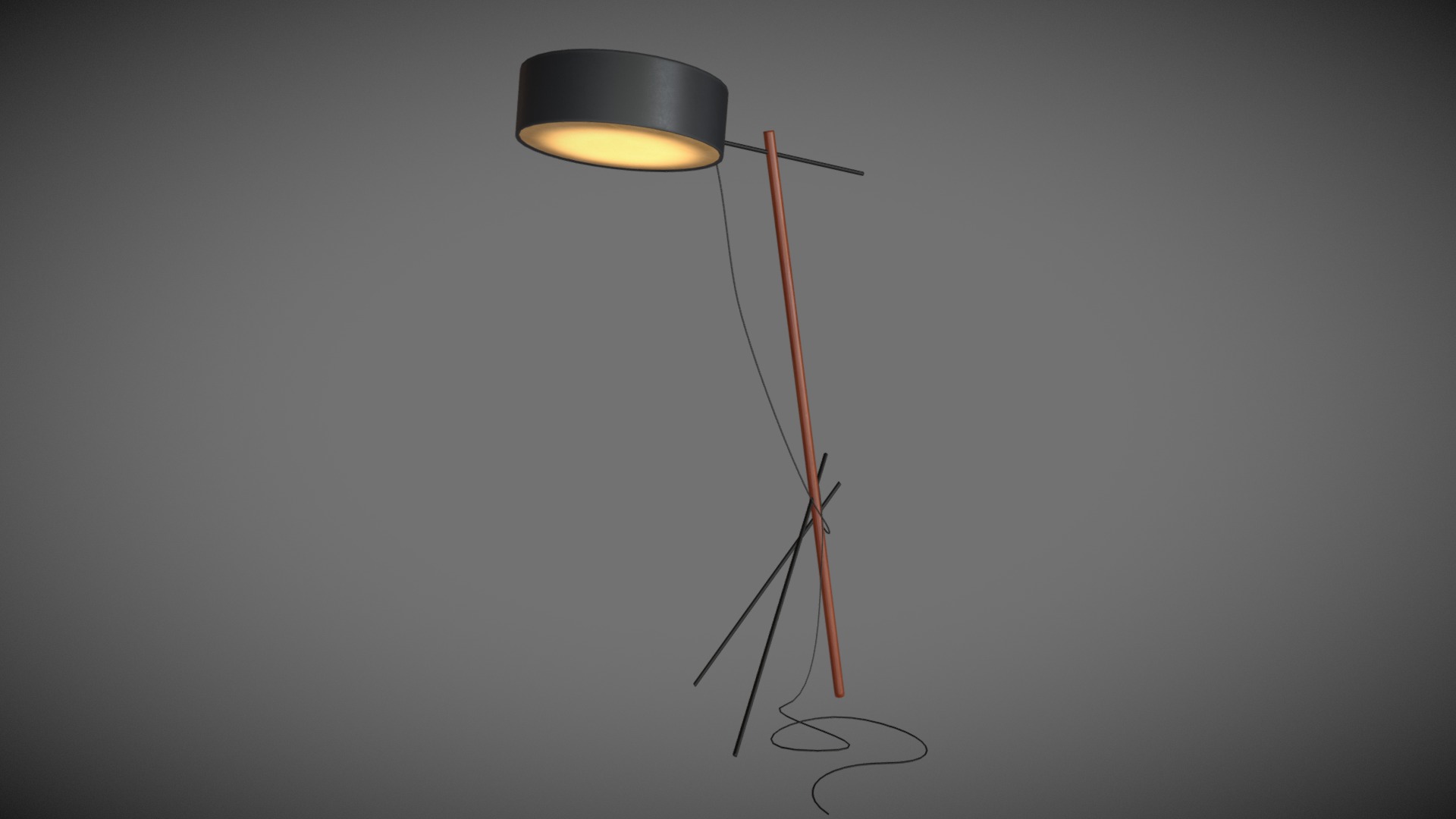 3D model 001Lamp - This is a 3D model of the 001Lamp. The 3D model is about schematic.