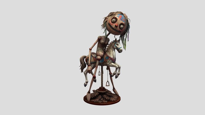 The Carousel Child of Goddamn Circus 3D Model