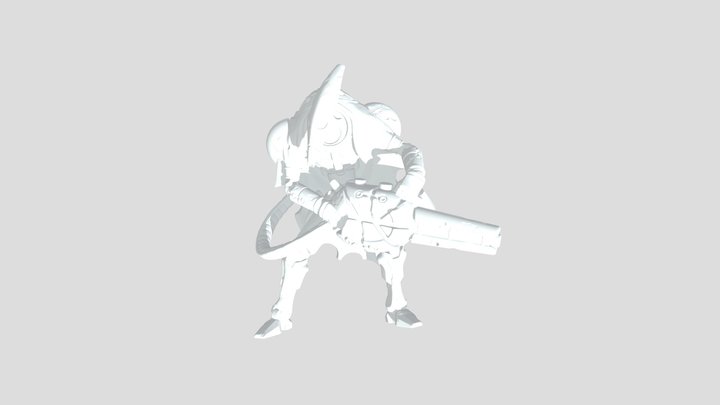 Robotic Warrior 3D Model