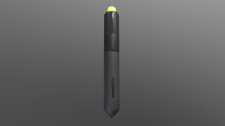 Bamboo Tablet Pen 3D Model