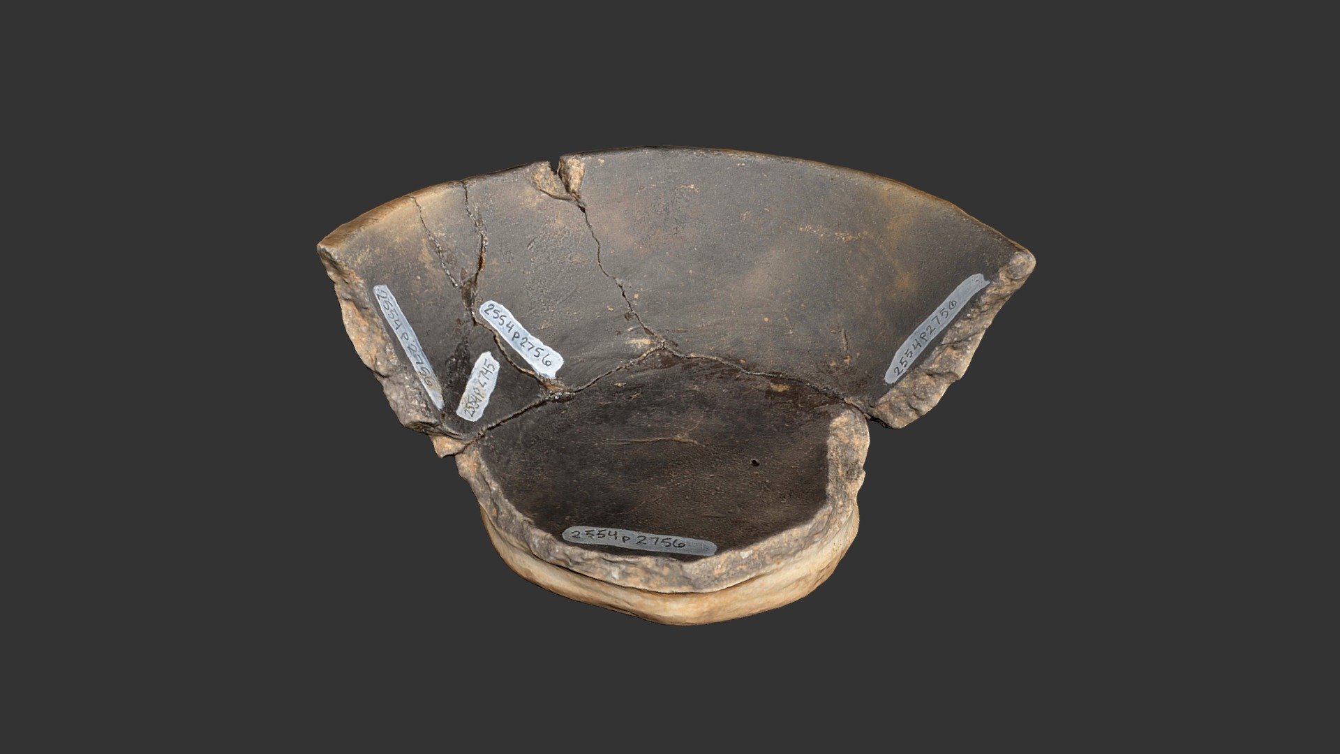 Catawba Earthenware Bowl (2554p2756-1)