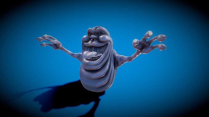 Slimer 3D Model