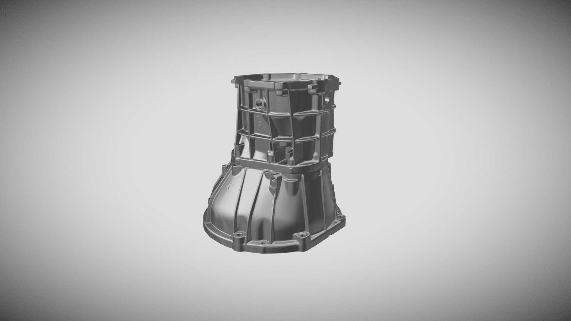 Reflective Metal Workpiece — Sketchfab embed 3D viewer