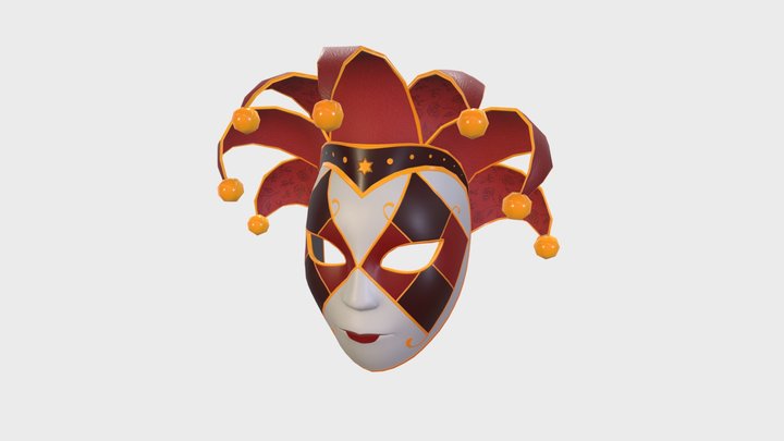 Venetian Mask 3D Model