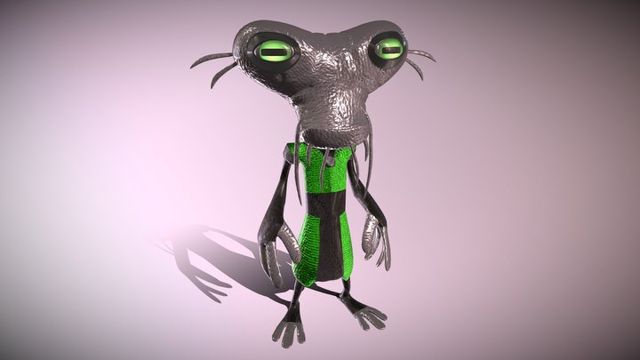 Ben 10 - Azmuth 3d Model(Ben 10 Ultimate Alien) 3D Model