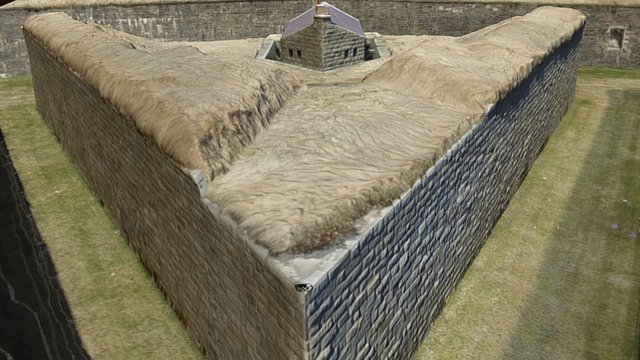 South Ravelin of Halifax Citadel, Nova Scotia 3D Model
