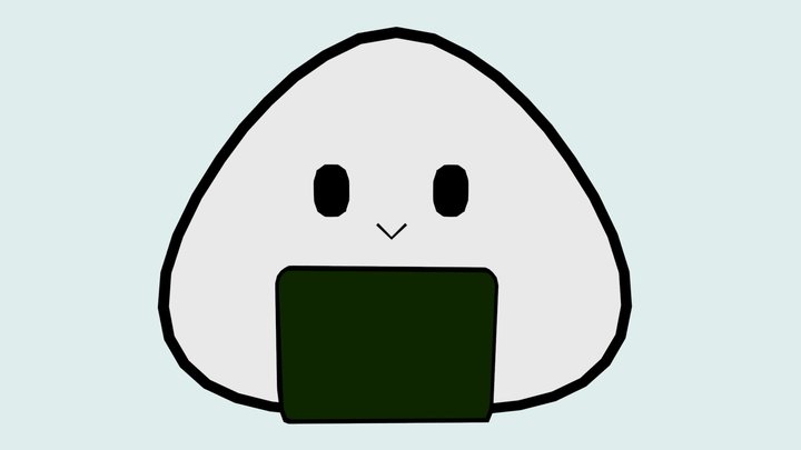 Onigiri 3D Model