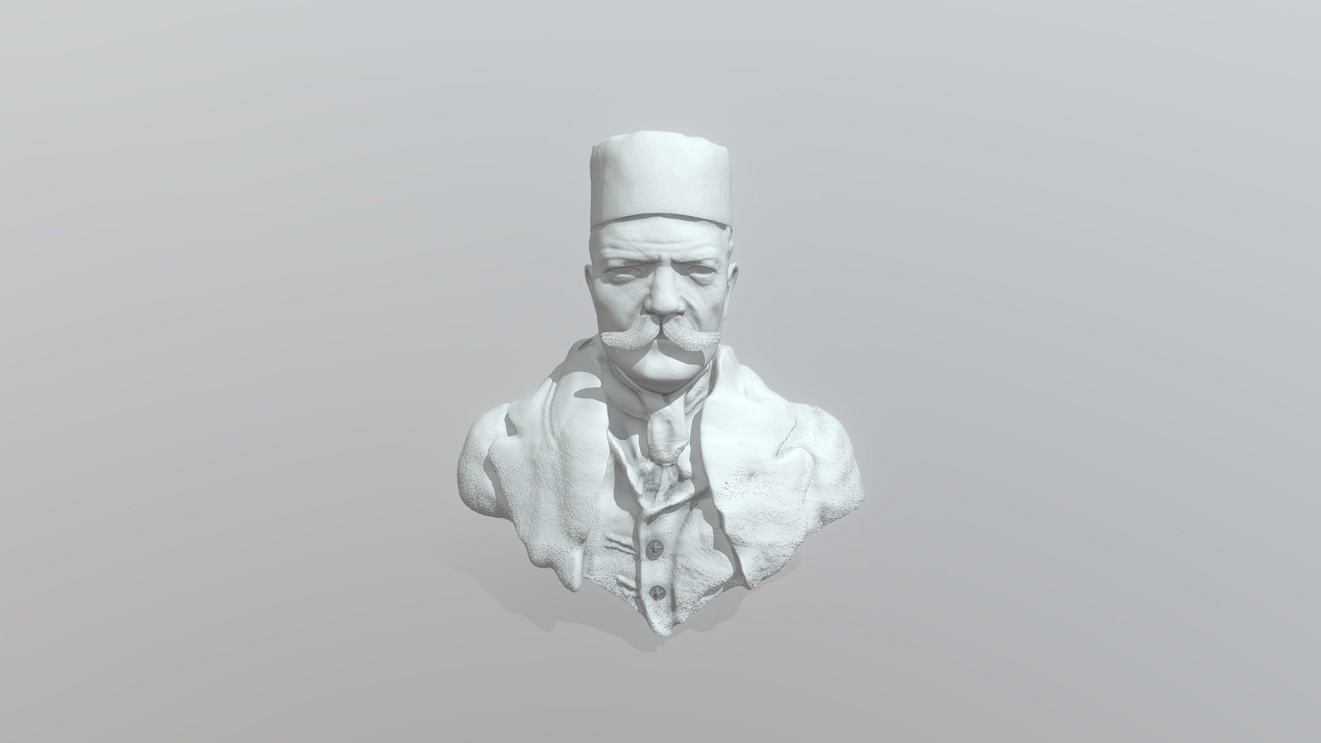 Statue of an Egyptian man from the Ottoman era