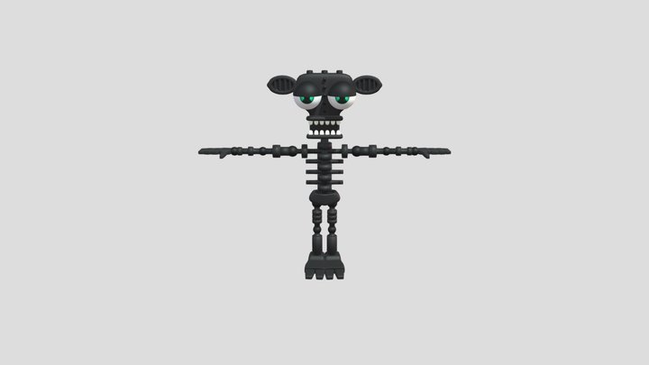 Plastic Foxy's Pack By Sup Sorgi 3D Model