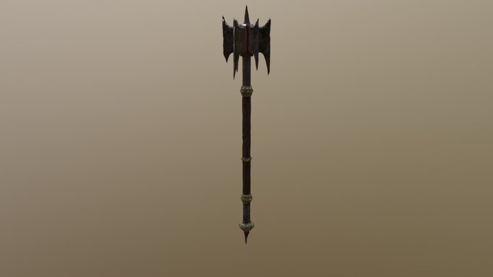Dark Warmace 3D Model
