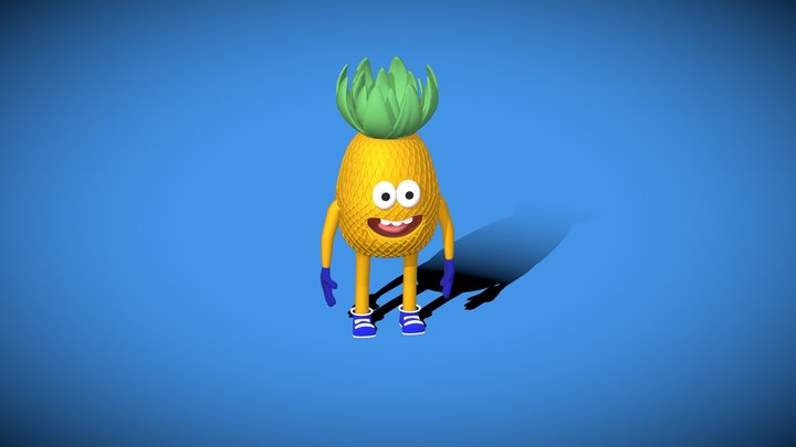 Pineapple by Christian Segundo 3D Model
