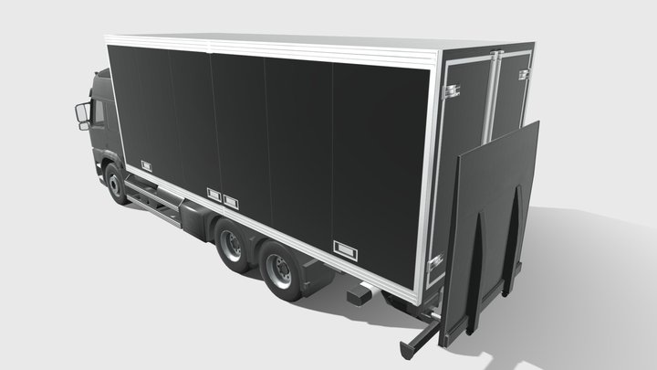 box-truck 3D Model
