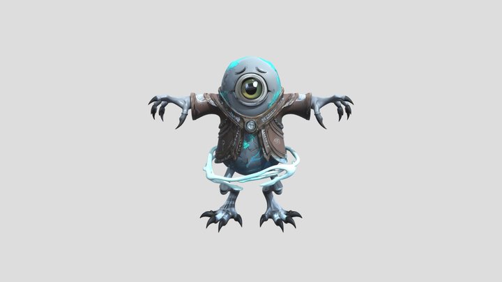 Infernal Djinn – 3D Game-Ready Character 3D Model