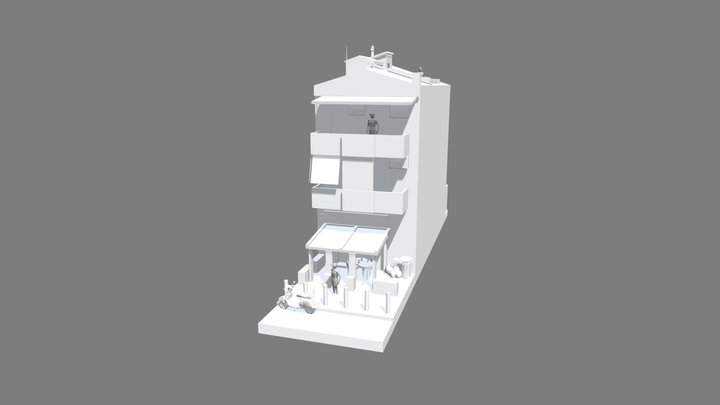 Naples - Update one blockout and house 3D Model