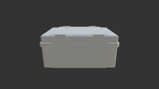 Large Crate 3D Model