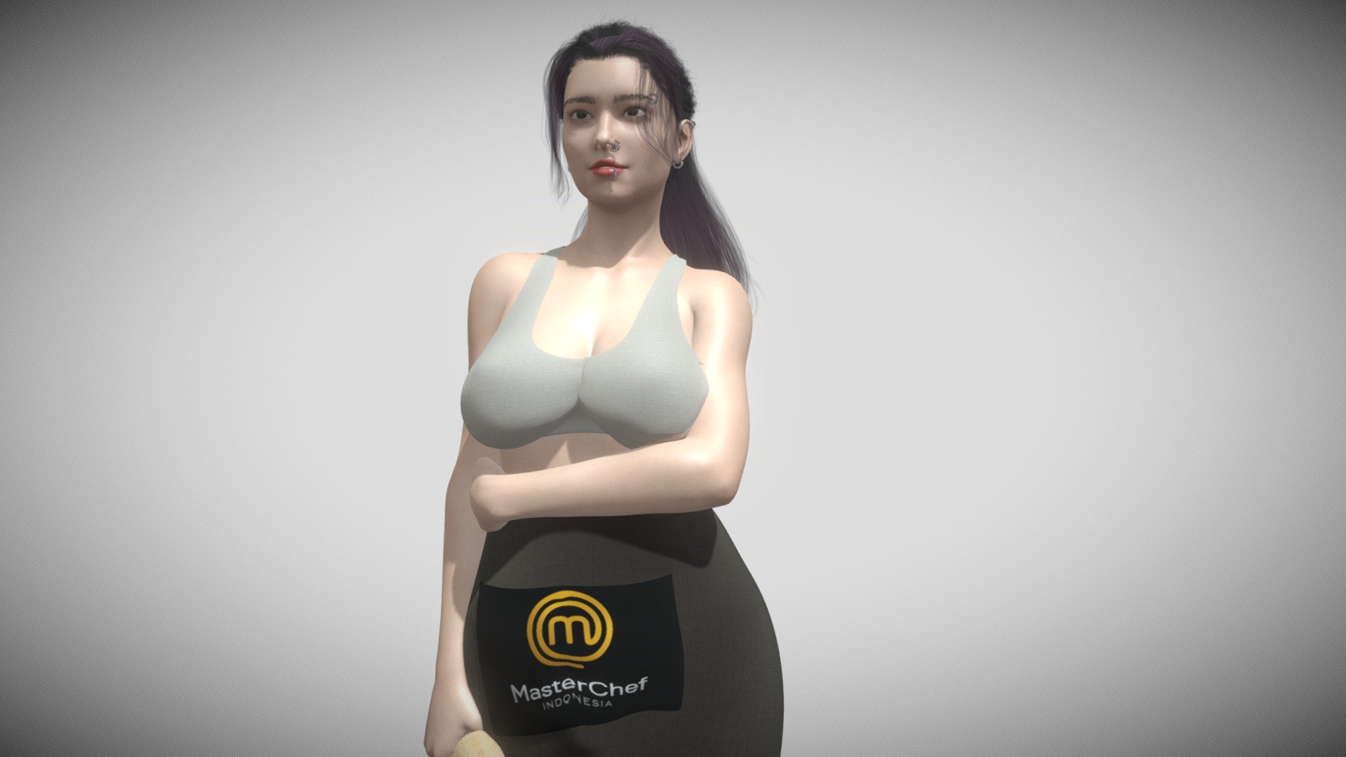 MASTERCHEF INDONESIAN WOMAN - Download Free 3D model by Yudi.Anggara ...